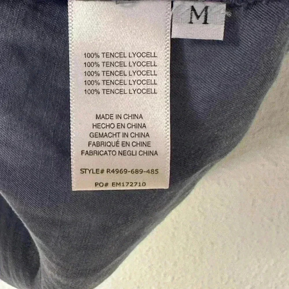 NWT Cloth & Stone Sleeveless Ruffled Blouse - Picture 7 of 7